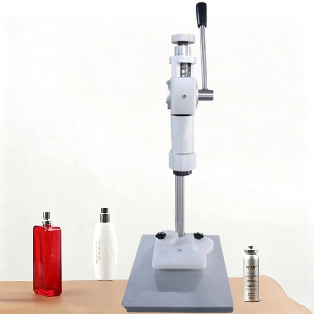 ShaiVrissian Manual Perfume Capping Machine, Adjustable Height 20mm