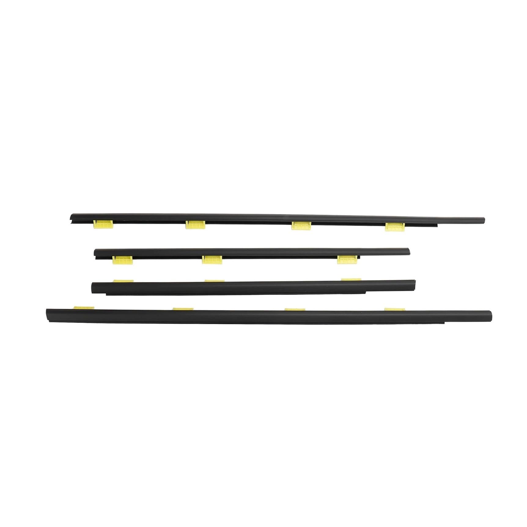 Lkhjdbiy One Color Car Edge Fit For Crv 2002-2006 72450-Sca-E01 4Pcs Weatherstrip Window Seal Belt 72410-Sca-E01