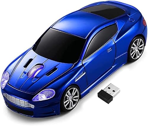 ECOiNVA Ratón inalámbrico para coche, portátil, ratón de escritorio, ratón óptico, ratones USB de 2,4 GHz (azul) disponible en Yaxa Colombia