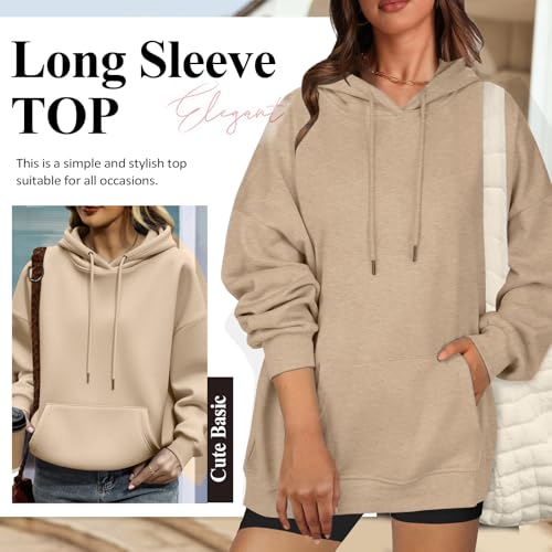 Men's and Women's Cotton Pullover Hoodie - Drawstring Hood, Long Sleeve Casual Sweatshirt3