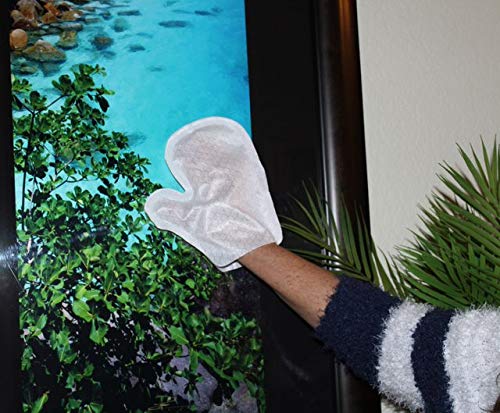 Artisan DUSTING MITT Replaces Microfiber Dusting Cloths, Dust Wipes, Feather Dusters. Grabs and Locks in Dust, Pet Hair, and Allergens for The Best Cleaning Possible Dual-Sided Disposable. 40 Mitts. — view 4