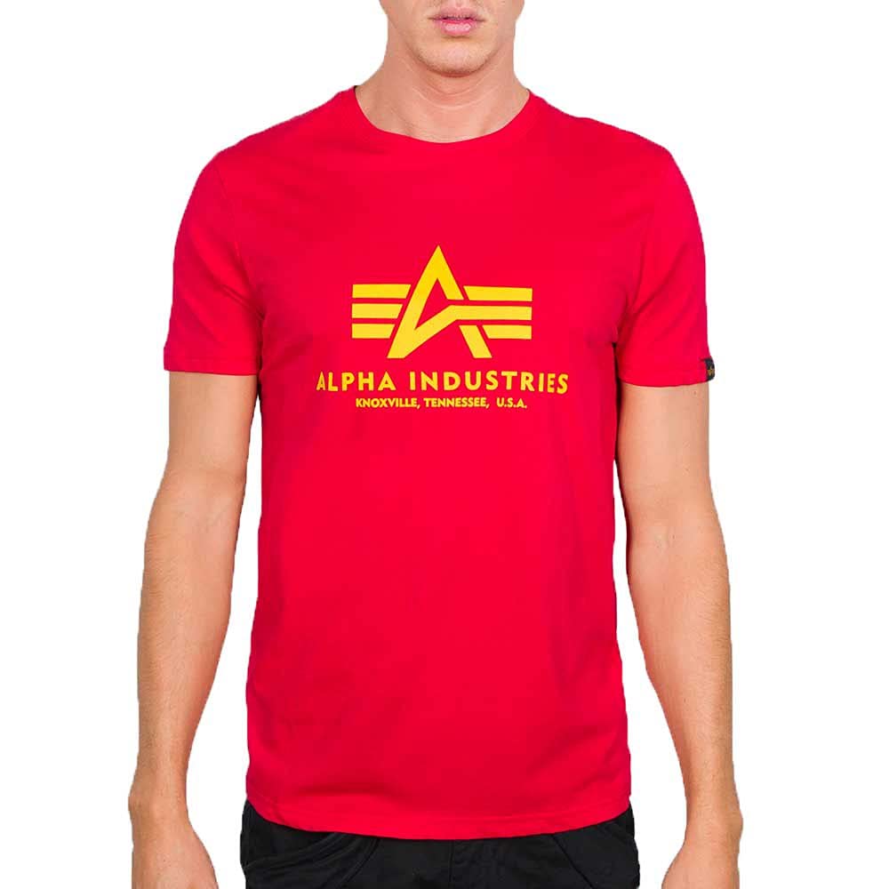 Alpha Industries Basic T-Shirt for Men Speed Red
