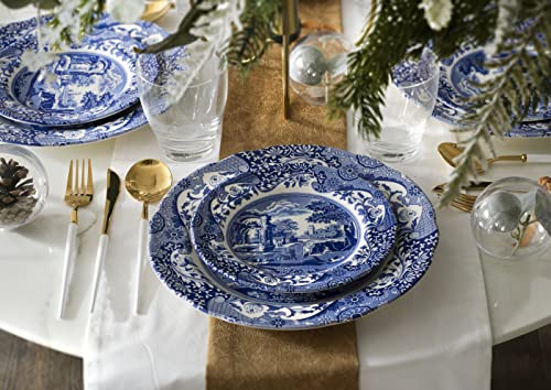Spode-Blue-Italian-Luncheon-Plates-Set-of-4-9-Inch-Made-of-Earthenware-Dinner-Salad-and-Appetizer-Plate-Serving-Plate-Dishwasher-Safe-Made-in-England