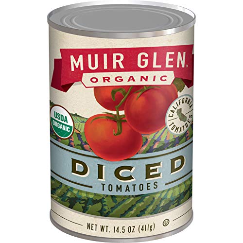 Muir Glen Canned Tomatoes, Organic Diced Tomatoes, No Sugar Added, 14.5 Ounce