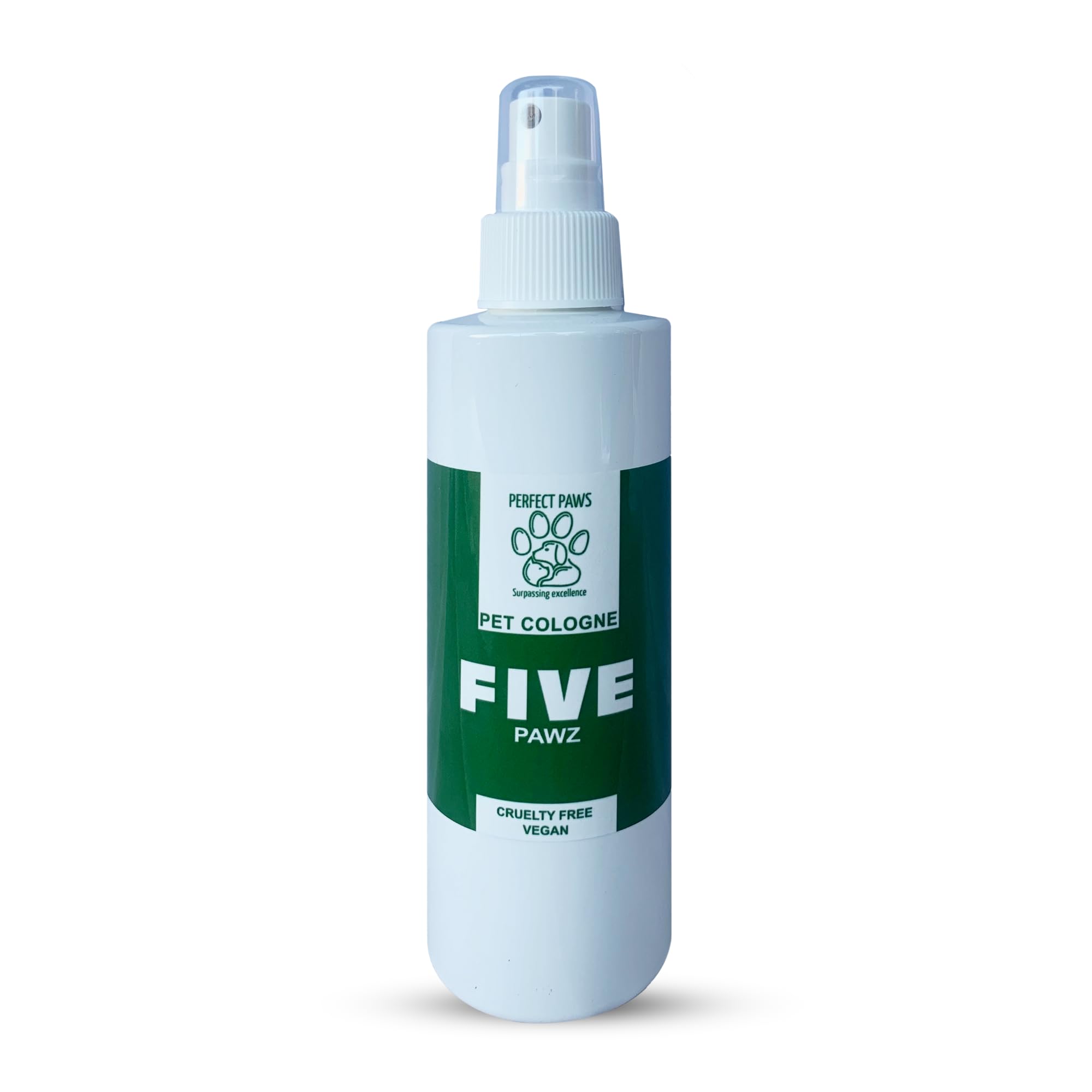 Perfect Pawz Pet Cologne - Dog Perfume with Fresh Scent & Long-Lasting Perfume - Cruelty-Free, Vegan, Aloe Vera Infused Dog Deodorant Removes Bad Odours - Gentle & Safe for Pets - Five Pawz - 200 ml