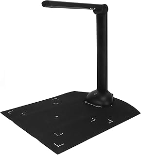 Document Scanner, 10MP HD Camera USB Document Camera Book Scanner with Multi Language OCR Technology Support A3 and A4, Foldable Portable Overhead Scanner for Teachers
