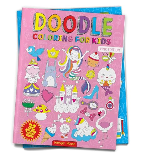 Doodle Coloring For Kids - Pink Edition - Image 11 thumbnail