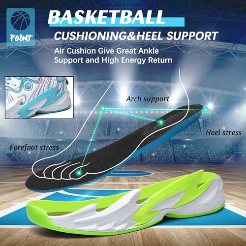 Men Basketball Shose Breathable Fashion Sneakers Non Slip Sport Shoes2