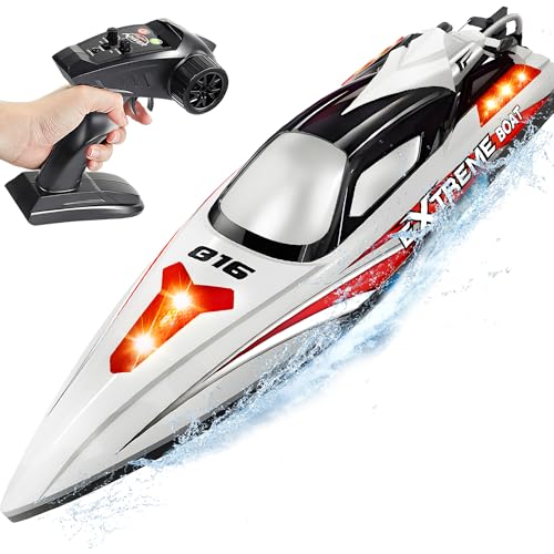 BEZGAR RC Boat, 18 inch Big Brushless Remote Control Boat for Adults and Kids, 55 KPH Large Fast RC...