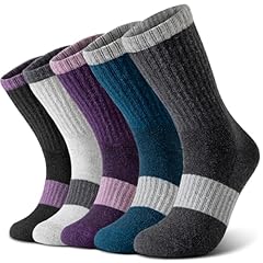 5 Pairs Grey&blue&purple&light Grey&black