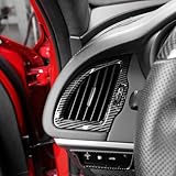 YOUTOOCAR 2PCS Carbon Fiber Pattern Side Air Vent Covers Compatible with Kia Stinger 2018-2023 Accessories