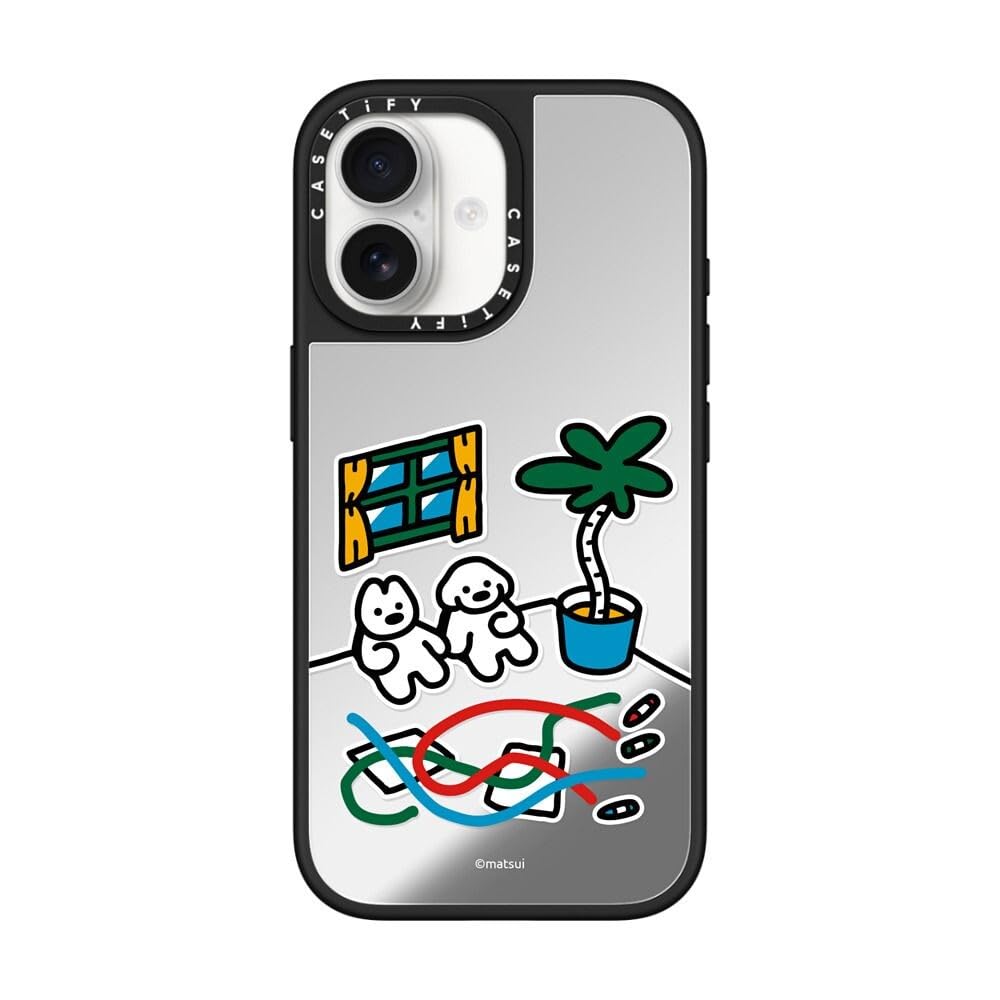 CASETiFYミラー iPhone 17 ケース [鏡面(スマホカバー)/MagSafe対応/指紋防止] - I've done it - シルバー (ブラックバンパー)