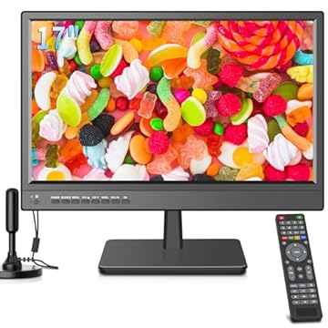 othoig TV 17 polegadas LED 12 V DC, resolução 1920 x 1080, série othoig de 17 polegadas, modelo ot-17 polegadas, ano 2023, televisão HD com ATSC, USB, HDMI, VGA, AV e Bluetooth