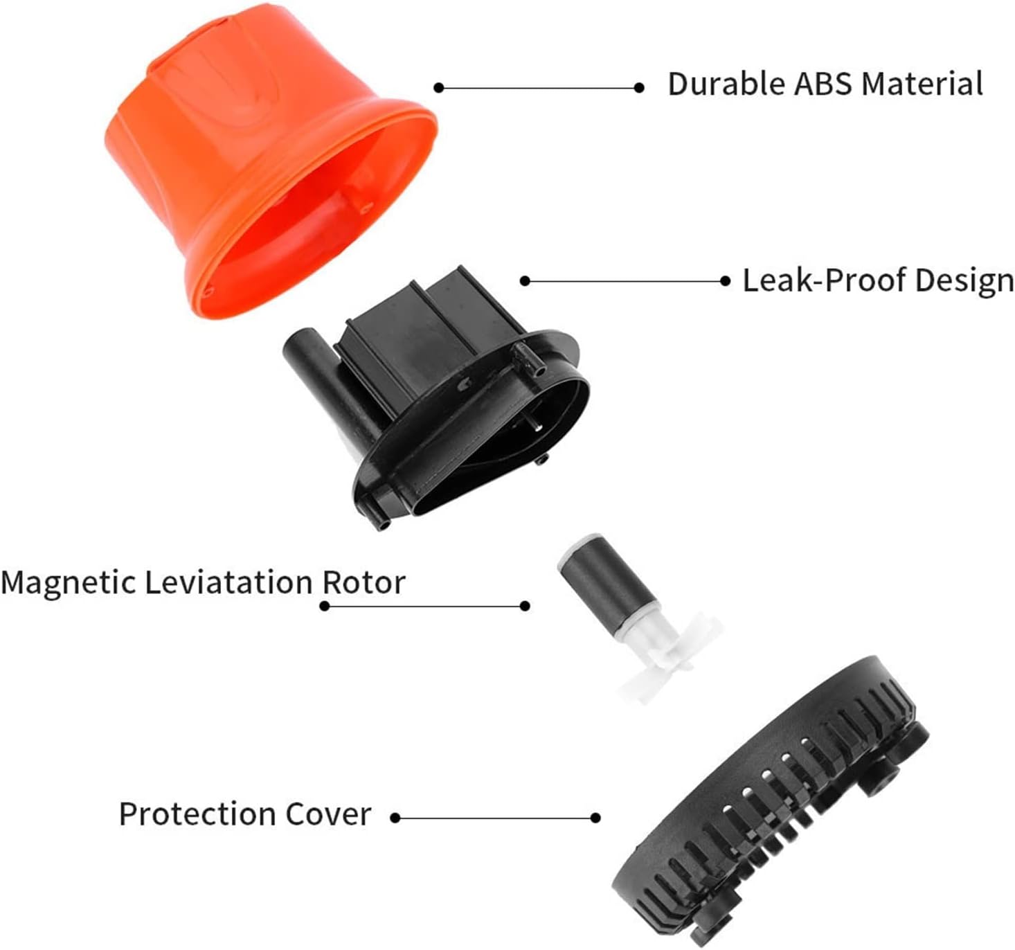 Electric pump Portable submersible pump 30W 45W Aquarium Multifunctional Bottom Suction Pump Aquarium Micro Silent Submersible Pump Bottom Suction Pump Small Water Pump(30W)