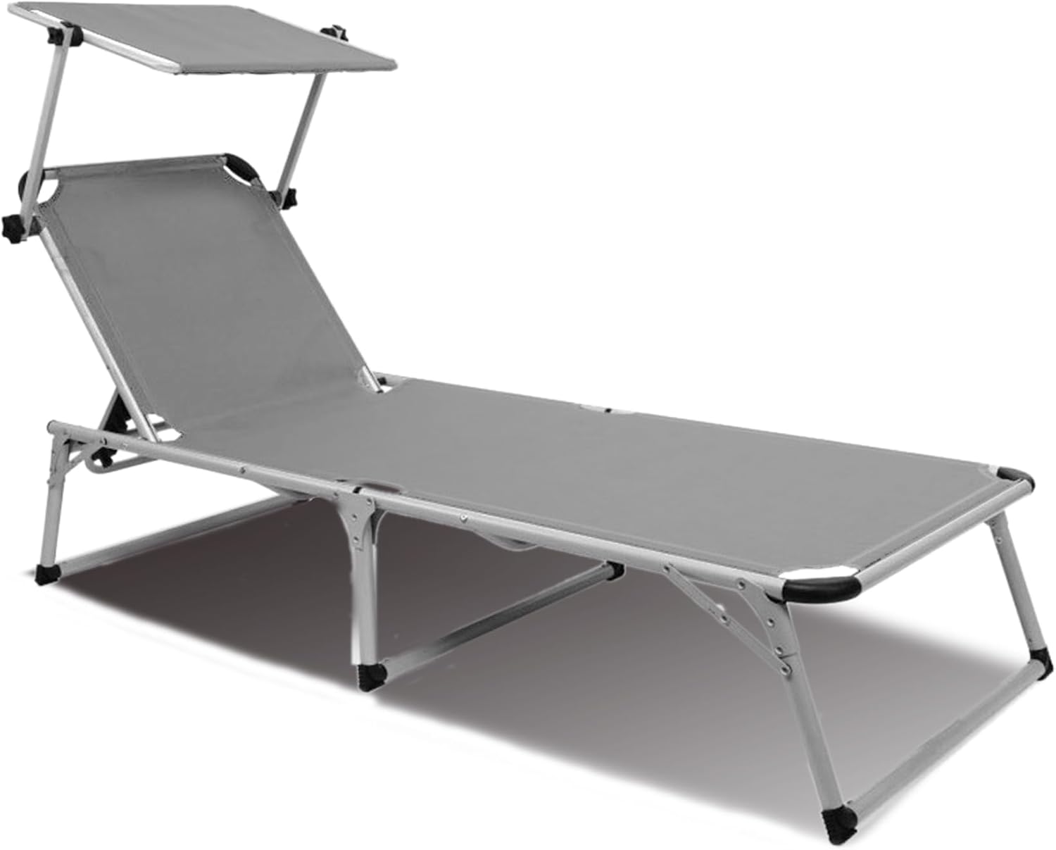 Strandliege Klappbar - Tragbare Sonnenliege Mit Rückenlehne & Tragetasche