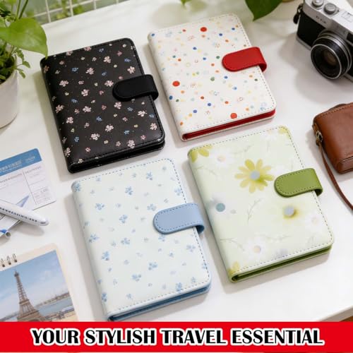 Image of Melsbrinna Rfid Passport Holder for Travel women /Men, Cute Passport Wallet Rfid Blocking Card Slots, Rfid Passport Cover /CaseTravel Wallet, Passport Book Holder (1, apple red a)