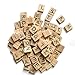 500 Pcs Wood Scrabble Tiles Scrabble Letters 5 Complete Sets of Wood Tiles - Perfect for Crafts, Letter Tiles, Spelling by Clever Delights
