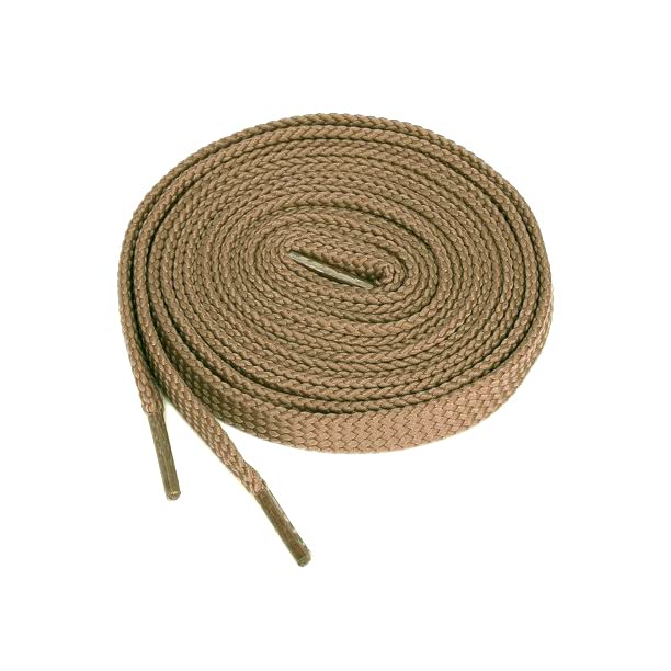 Image of 2 PAIRS Flat Shoe laces 48 Inches Wide Shoelaces for Athletic Running Sneakers Sports Shoes Boot Laces Strings (2 Pairs)