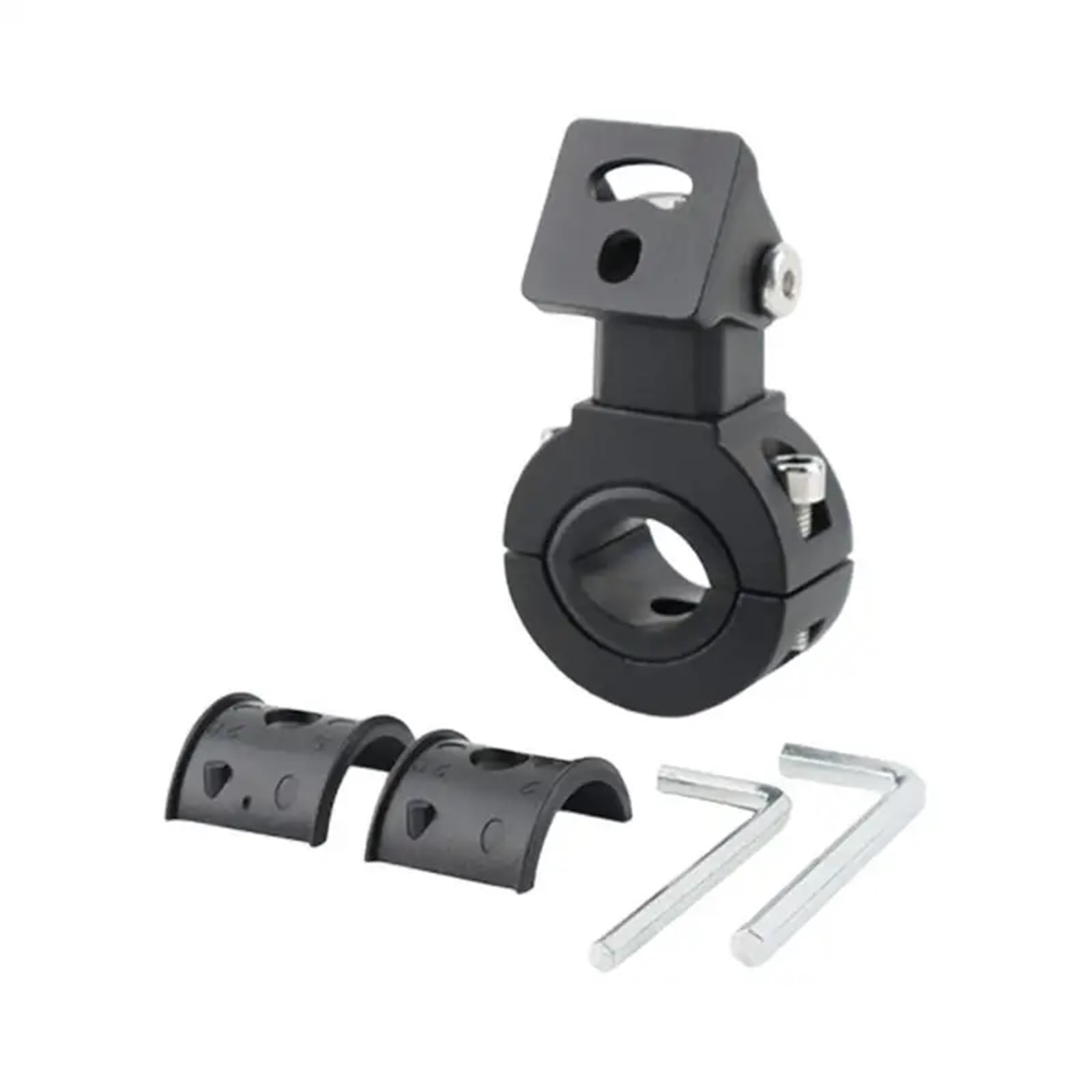 Rack Roll Cage Motorcycle Headlight Spotlight Clamps Bracket Tube Mount Adjustable Fog Light Auxiliary Lamp Bumper Holder