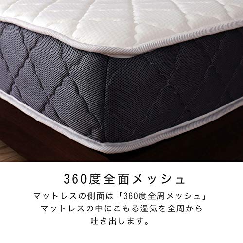 Amazon.co.jp: ネルコンシェルジュ 高密度 ポケットコイル マットレス