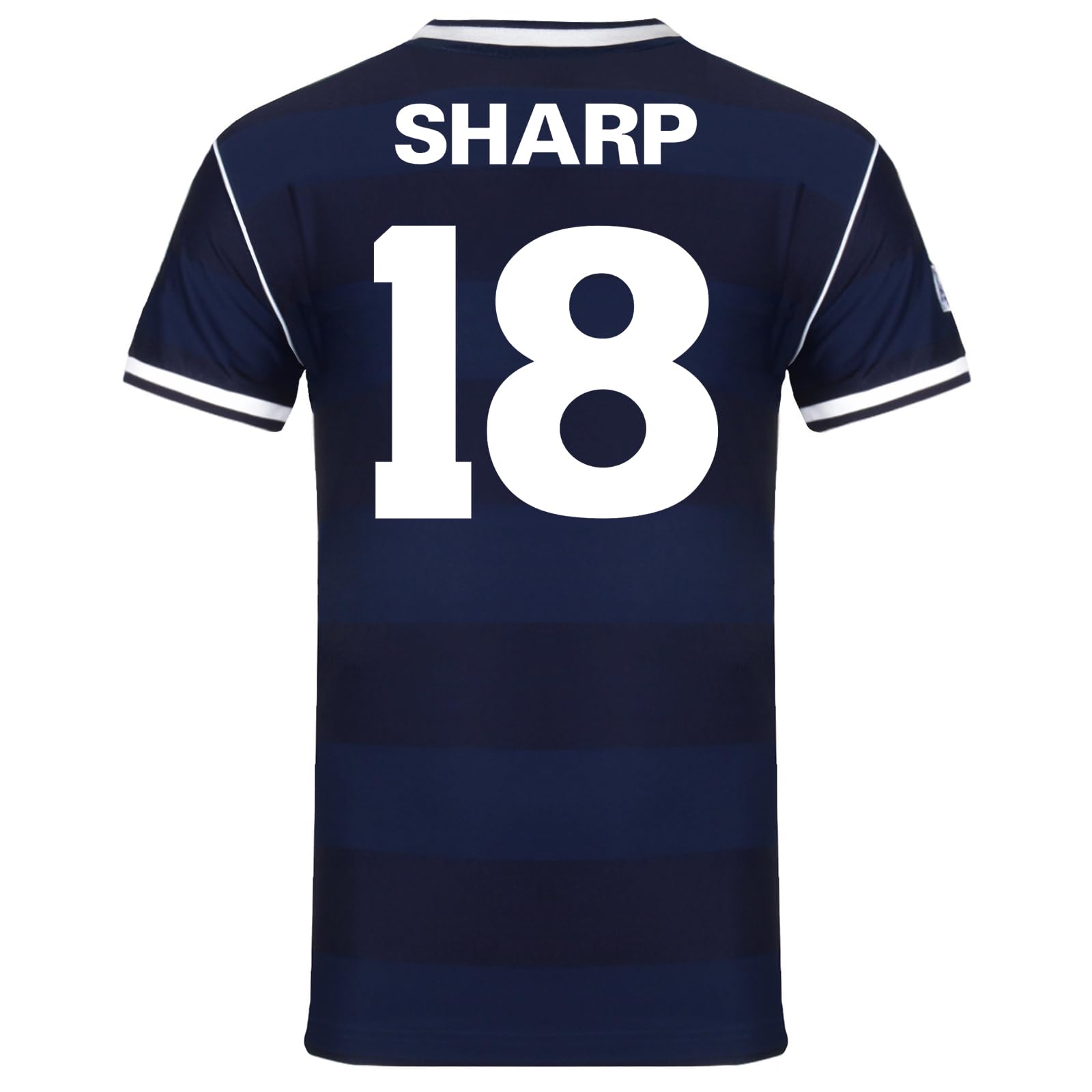 Scottish Fa Men's Navy Blue Sharp Scotland Sharp 18 1986 Retro Shirt Navy Blue Xl
