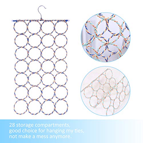 image for WINOMO 2 Pcs Scarf Hanger Organizer Holder, Multifunctional 28 Count 