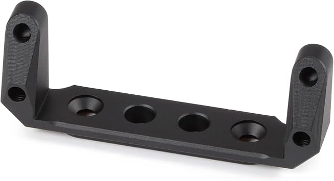 Machined Aluminum Capra Axle Servo Mount, Black | Works with Axial UTB10 Vanquish Offset Capra Portal Front Axles 4WS Upgrade