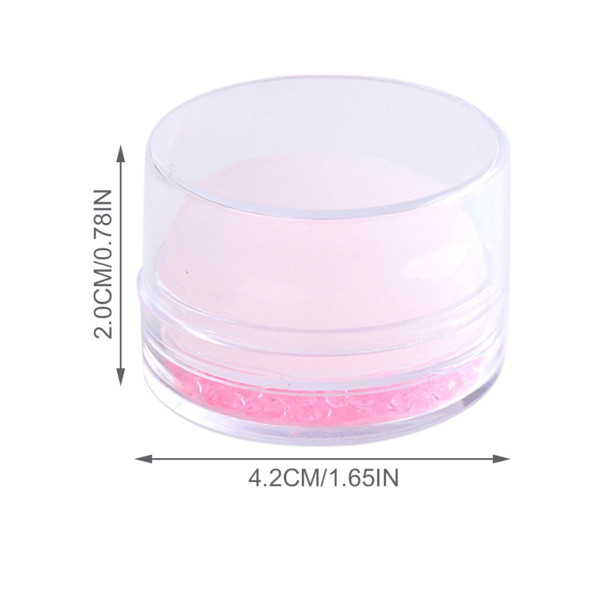 Silicone Nail Art Stampers 4Pcs Set Manicure Transfer Printing Tools for DIY Nail Design for French Tips and