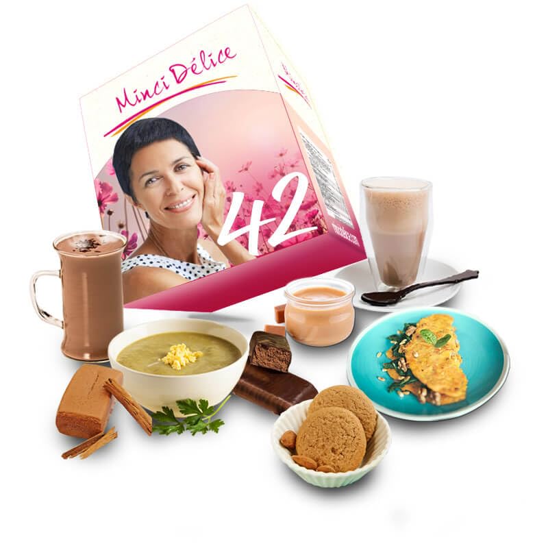 Dieta iperproteica de 42 días especial para la menopausia - Programa adelgazante de 6 semanas para adelgazar con 99 productos