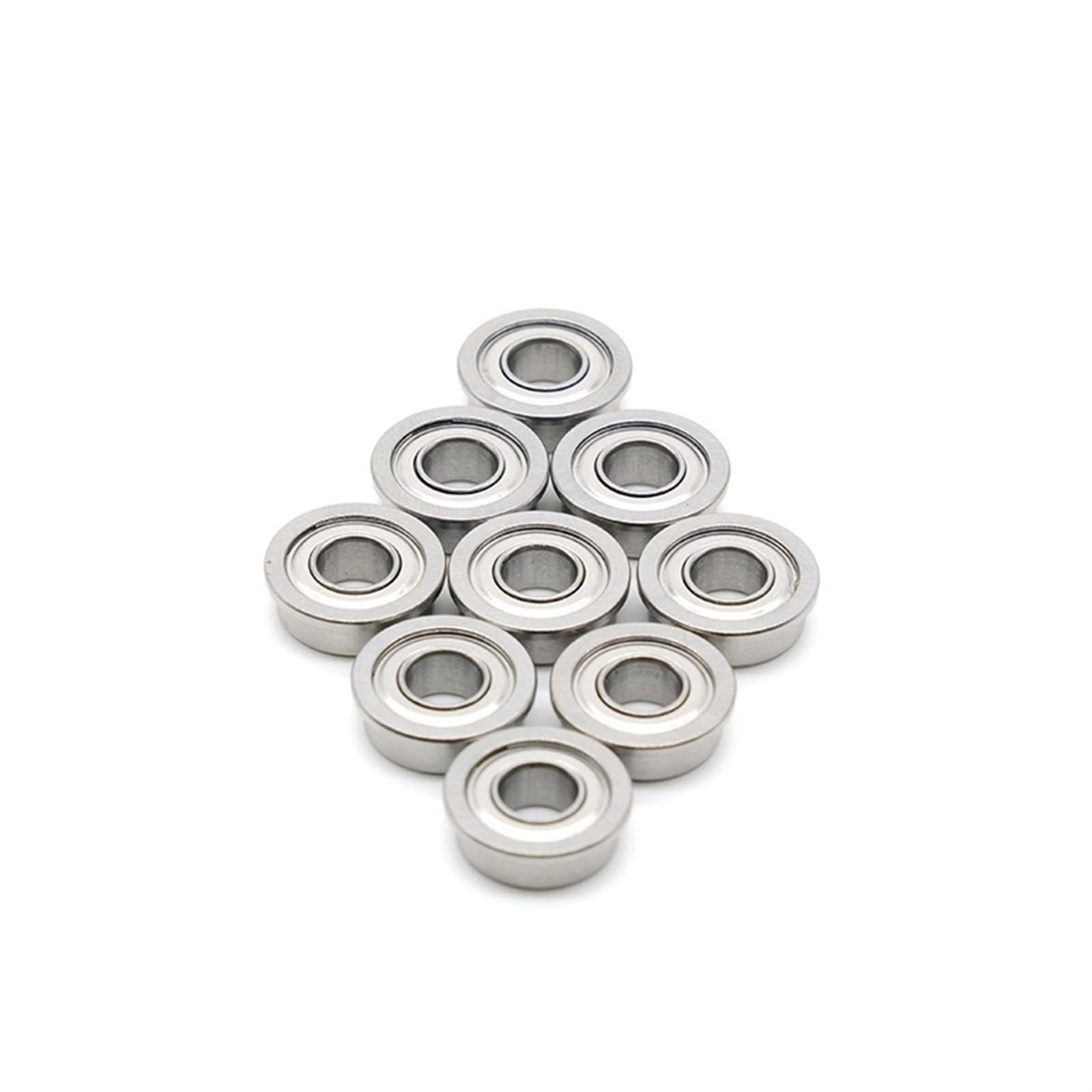 2 uds SF686ZZ CB rodamiento de bolas de cerámica híbrido 6 * 13 * 5 Mm ABEC-7 440C brida de rodillo rodamientos de bolas de acero inoxidable SF686Z LF-1360ZZ