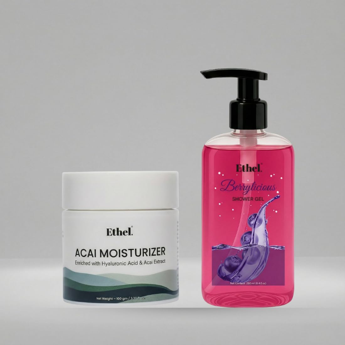 ACAI Moisturizer & Berrylicious Shower Gel Combo | Deep Hydration & Refreshing Berry Cleanse | Glow-Boosting, Nourishing Care | Suitable for All Skin Types | For Women & Men-image-23