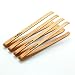 Premium Wooden Mini Appetizer Tongs, Set of 4, Made in the USA by Woodsom, 6" Long Easy Grip Hors d'oeuvre Tongs, Unique Gift of One-Piece American Hickory