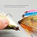 GMBYLBY Baitfish Fly Baits Trout Pike Fly Fishing Fly Lure High Carbon Hook Fishing Lure Saltwater Fishing Baits