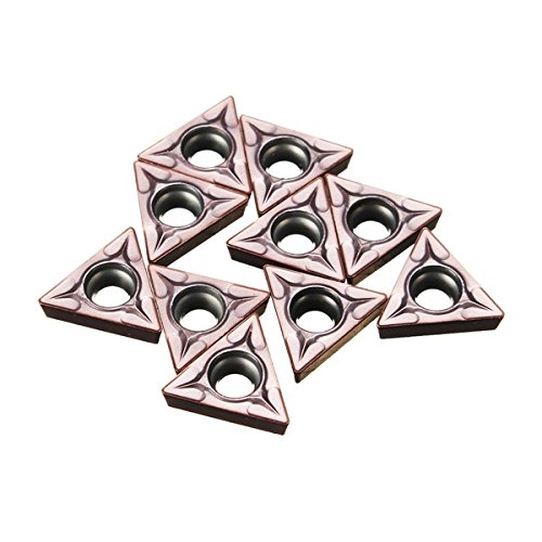 10Pcs TCMT110204 Vp15Tf / TCMT21.51 Vp15Tf Hartmetall-Einsätze Drehmaschine Drehen Werkzeughalter Einsätze