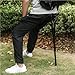 Portable Folding Stool, One-Leg Adjustable Chair for Camping & Fishing - Lightweight Collapsible Cane with Seat, Ultra-Compact Travel Stool for Hiking, Shopping, Outdoor Activities (Single leg)