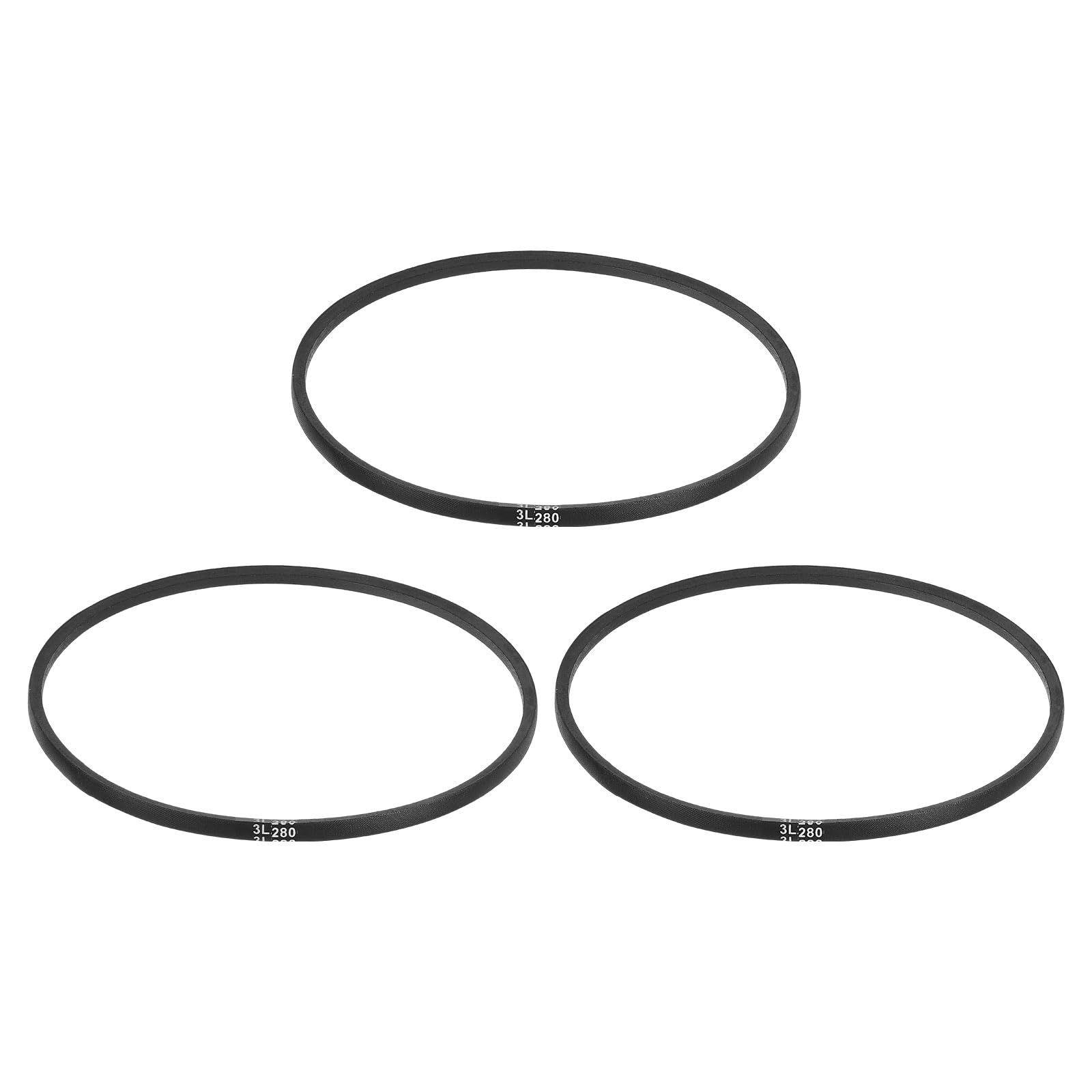 uxcell 3L240 Classic Wrapped Rubber V-Belt, 24"(610mm) Outside Circumference, 3L Profile V Belt 3/8" Width 7/32" Height — view 115