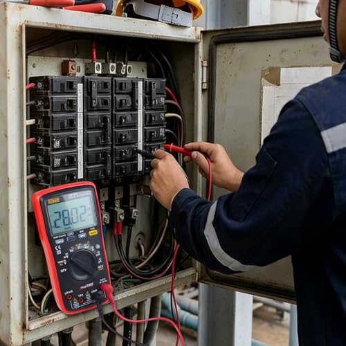 Image of ZIBOO 15B PRO True RMS Digital Multimeter,for Electrical Applications, Measures AC /DC Voltage and Current Measurements up to 1000V and 10A (Optional AC Pliers)