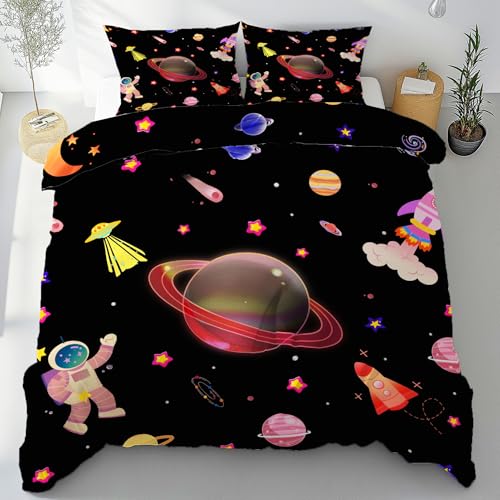Parure de lit astronaute et fusée cadeau idéal pour enfant - 3