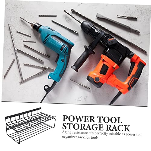 HOMSFOU 1 Conjunto De Rack De Armazenamento De Ferramentas Prateleiras De Ferramentas Domésticas Par
