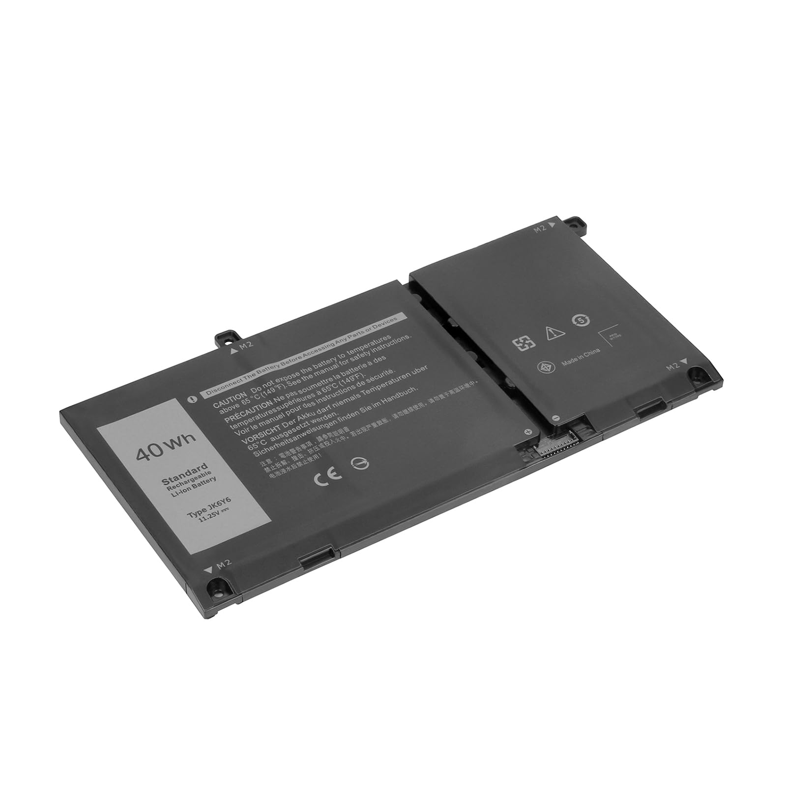 JK6Y6 Batteria per Dell Latitude 3410 3510 Vostro 5300 5401 5402 Inspiron 5300 5401 5402 5408 5501 5502 5505 5508 5406 7405 7300 7306 7500 7506 2-in-1 Silver Series C5KG6 11.25V 40Wh