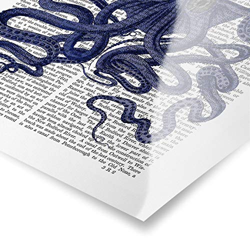 Bilderwelten Poster - Animal Reading - Octopus