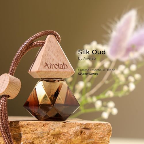 Image of Car Air Freshener | 15ml Refillable Perfume Oil with Wooden Diffuser Hanging Pod | Fragrance Inspired by Ombre nomad | Long Lasting Car Perfume | 60+ Days
