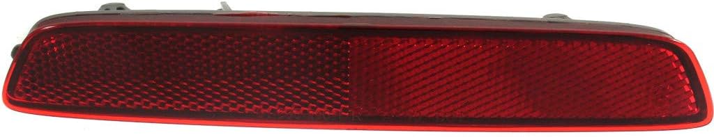 CarLights360 For GMC Terrain Rear Bumper Reflector 2010 11 12 13 14 2015 Passenger Side GM1185109 | 22950586