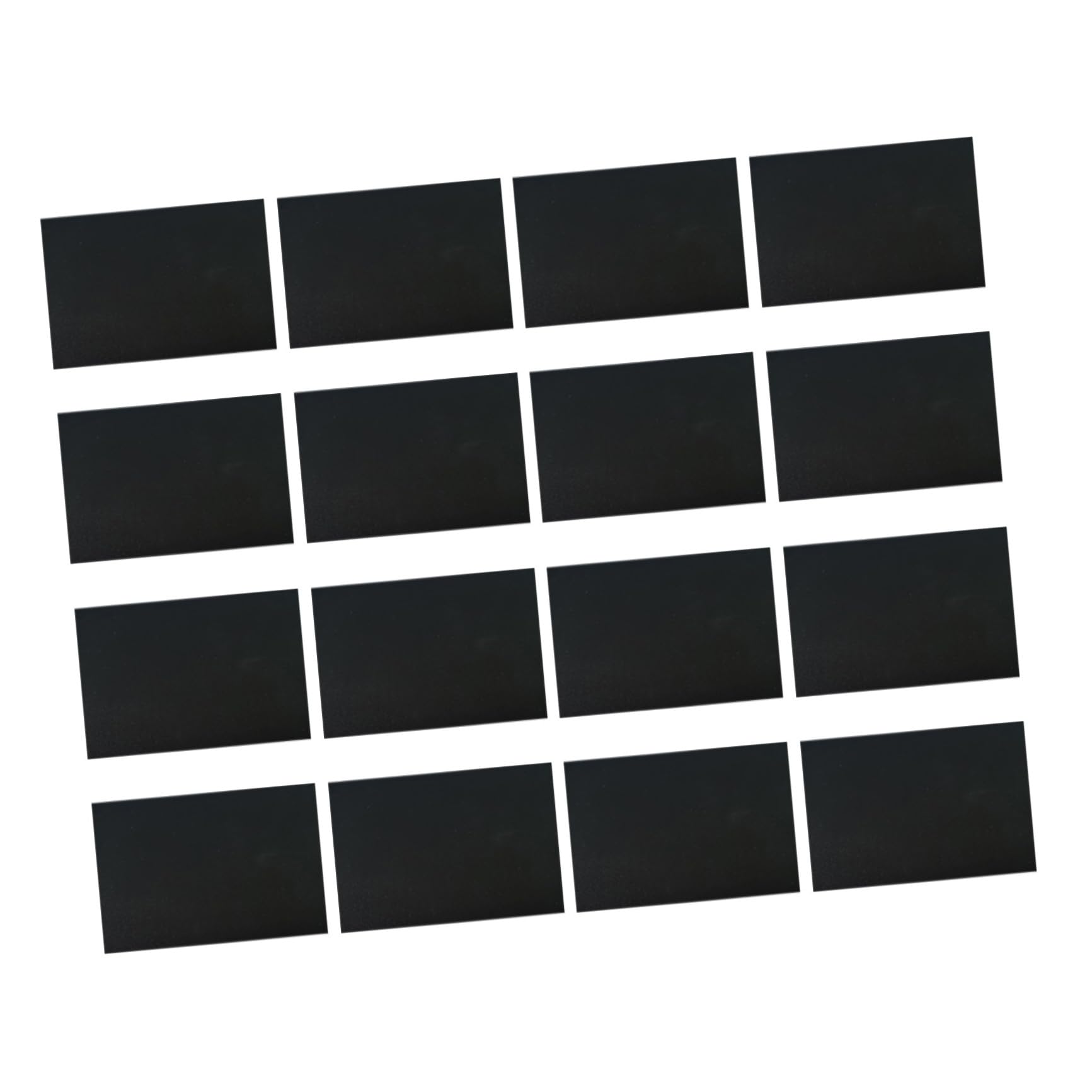 Plaque magnétique pour porte de garage SHINEOFI : 16 feuilles PVC noir anti-décoloration DIY