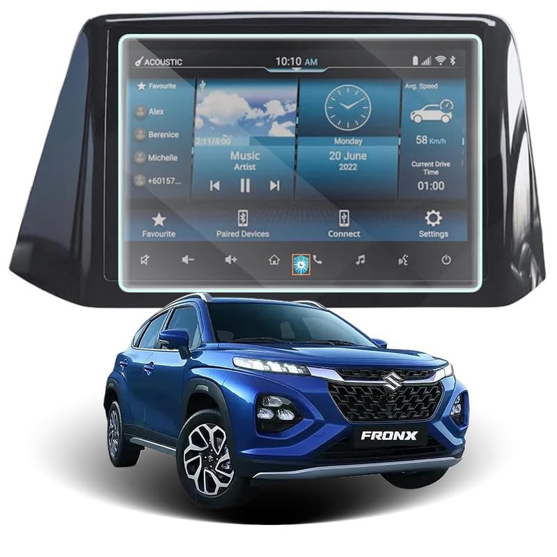 Image of Maruti Suzuki Fronx (9 Inch) Touchscreen Protector Guard - (Not a Tempered Glass)