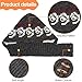 Peicees Knitted Balaclava Drawstring Hooded Scarf Hat Womens Beanie Skull Cap Winter Neck Gaiters Fashion