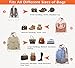 MISSLO Cotton Breathable Dust-proof Drawstring Storage Pouch Bag (Pack 3 M)