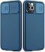 Produktbild Nillkin Hülle kompatibel mit iPhone 12 / iPhone 12 Pro, [Kameraschutz] Schiebekameraabdeckung, schlanke Schutzhülle kompatibel mit iPhone 12 Pro/iPhone 12 6.1"-Blau