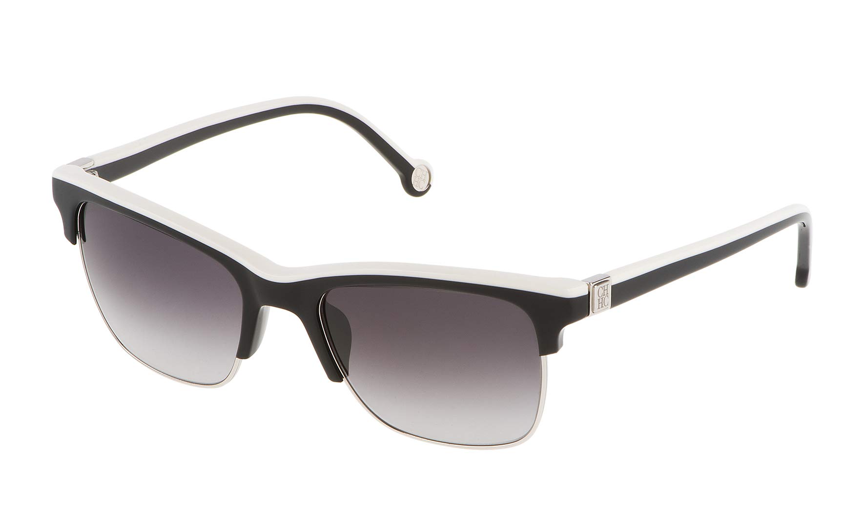 CAROLINA HERRERA SHE655530700 Gafas de sol, Deportivas, 53, Negro