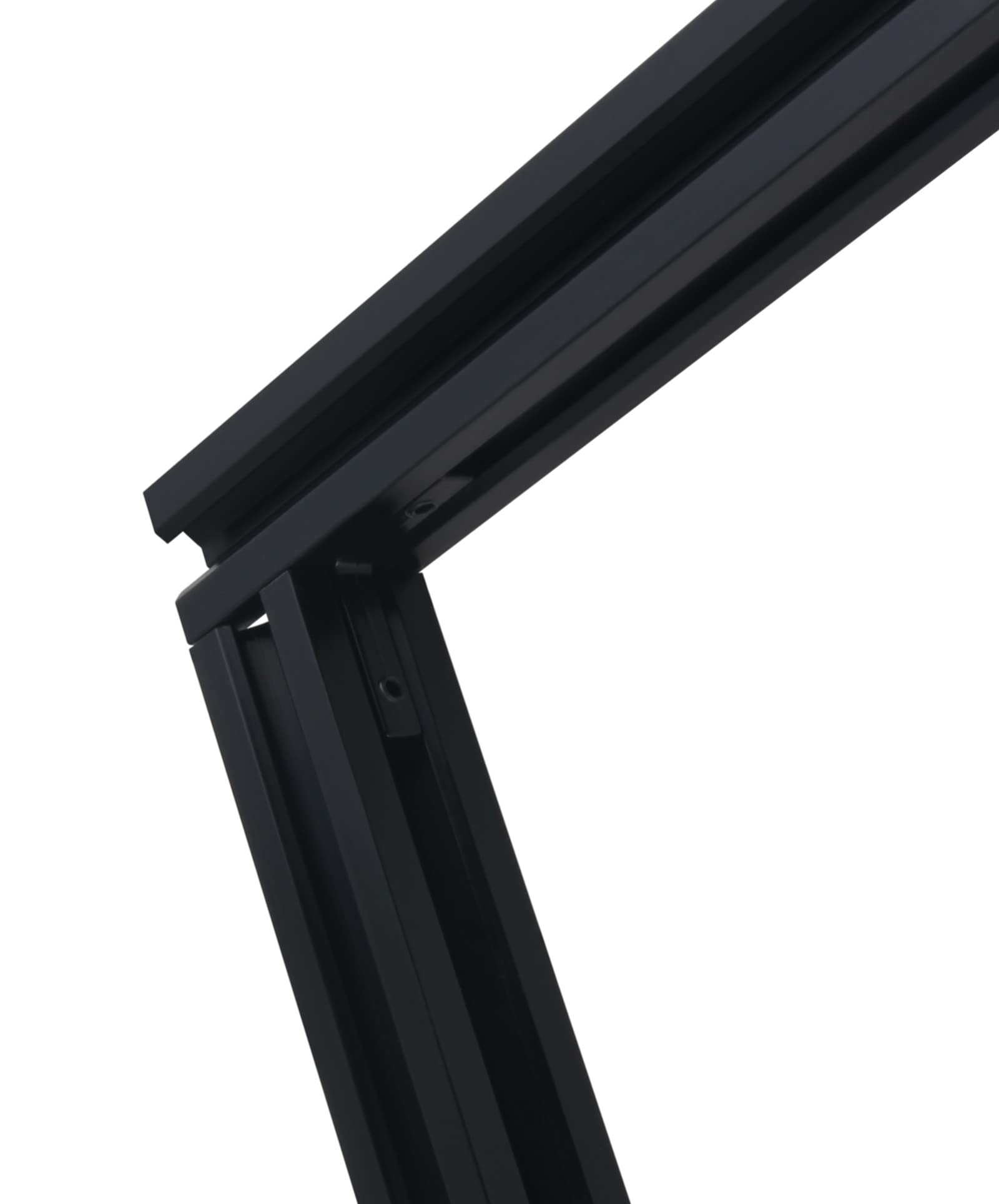 4 pièces 2020 V Type aluminium profile 500mm extrusion de profil en aluminium 2020 noir Norme européenne anodisé Rail linéaire profil 20x20 pour imprimante 3D bricolage et machines CNC